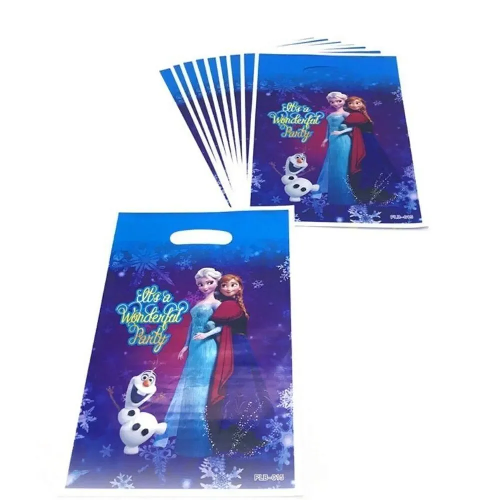 100 New Frozen-Themed Party Bags - 10 Packs of 10